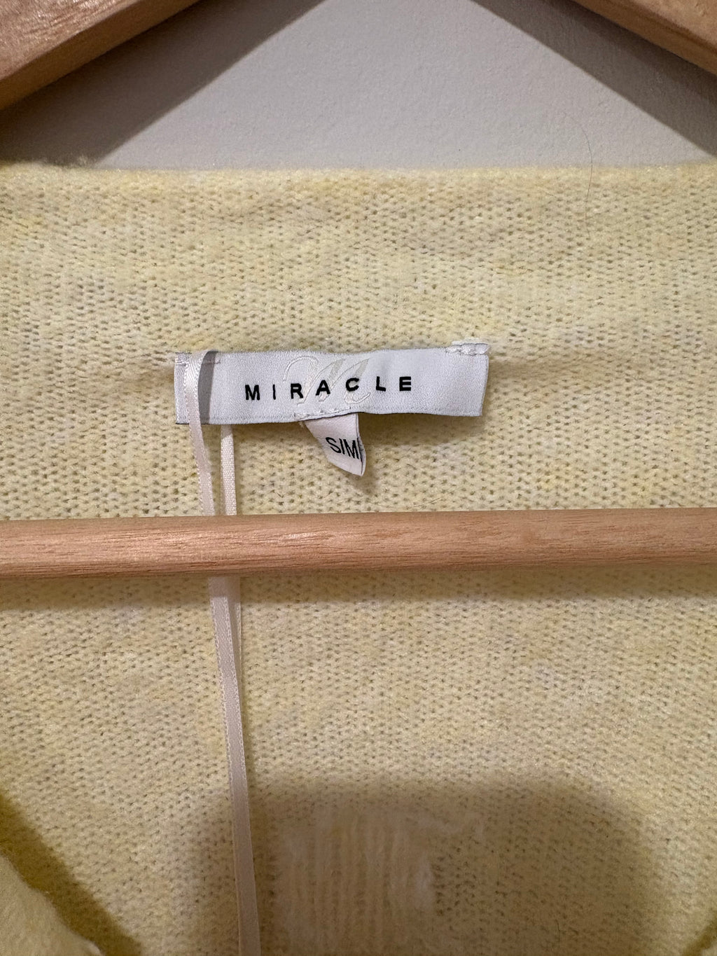Miracle Yellow Polka Dot Cardigan S/M