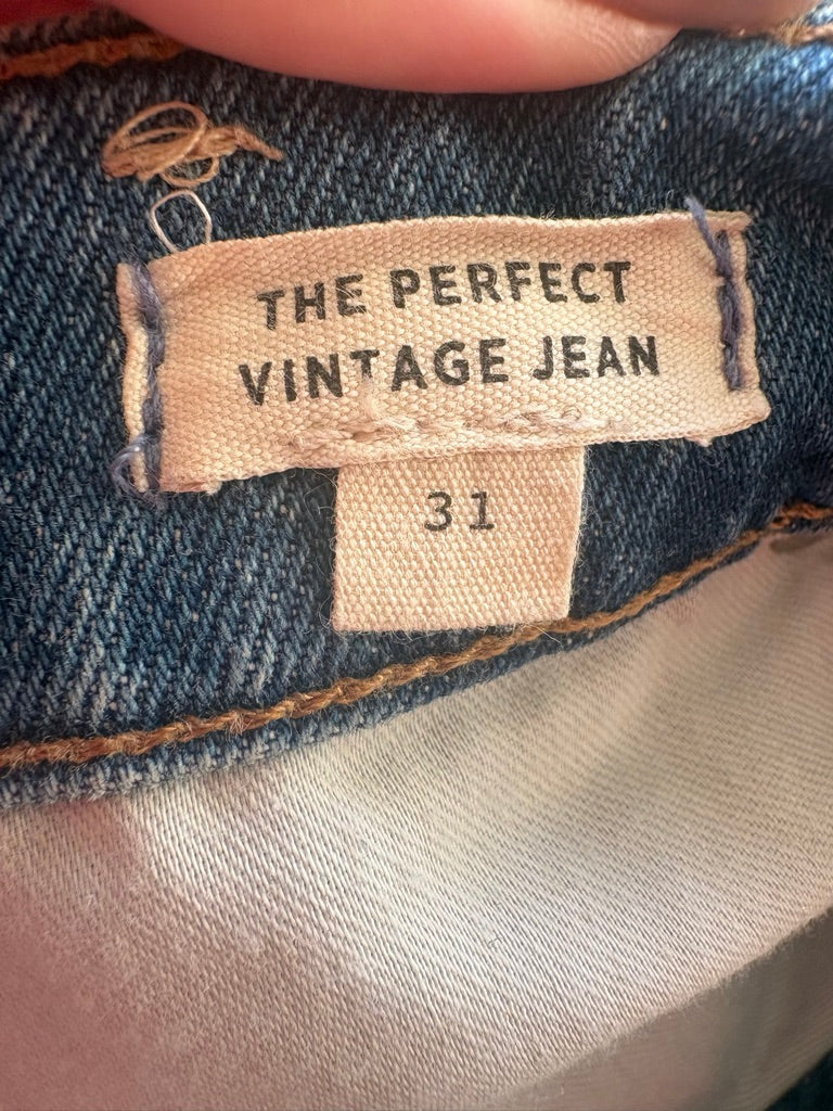 Madewell Perfect Vintage Jean size 31