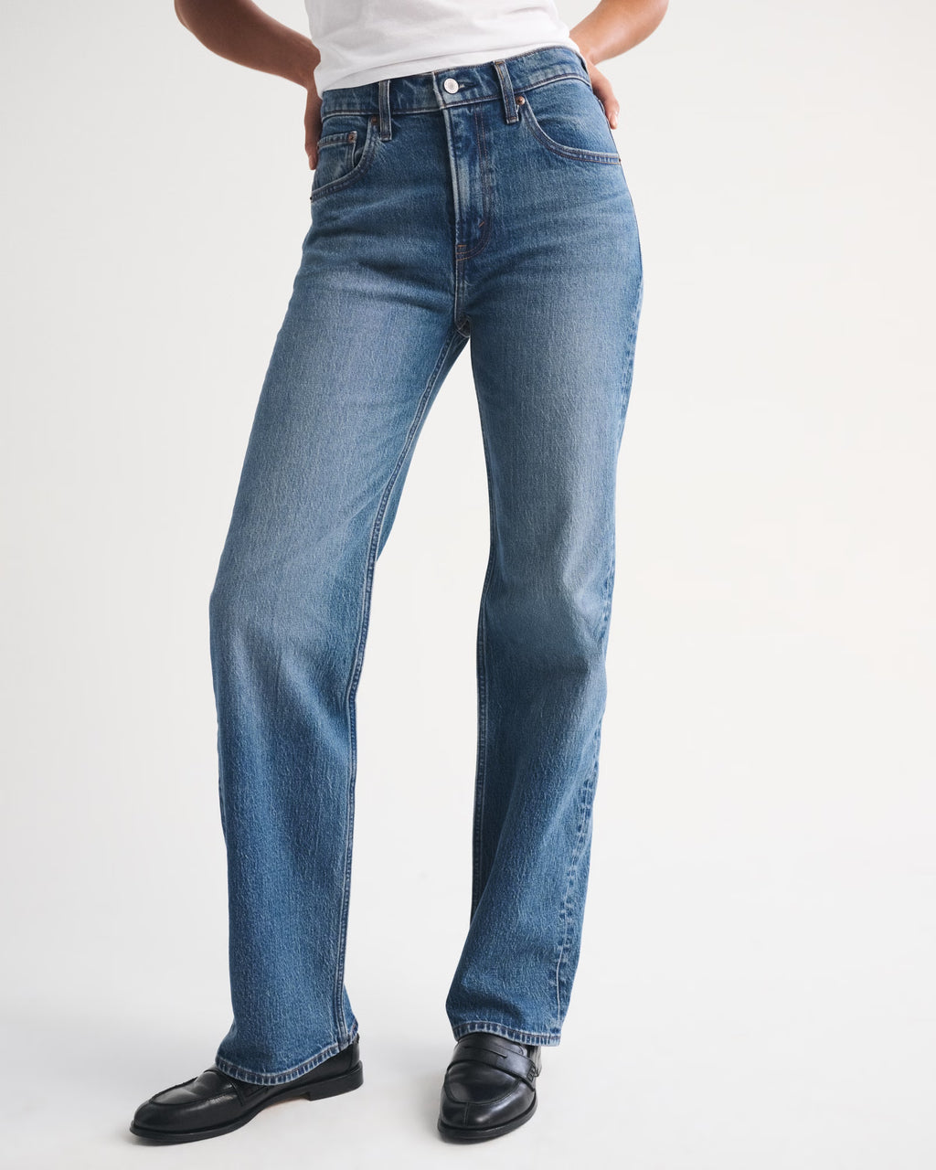 Abercrombie 90's Relaxed Jean High Rise size 32/14 regular