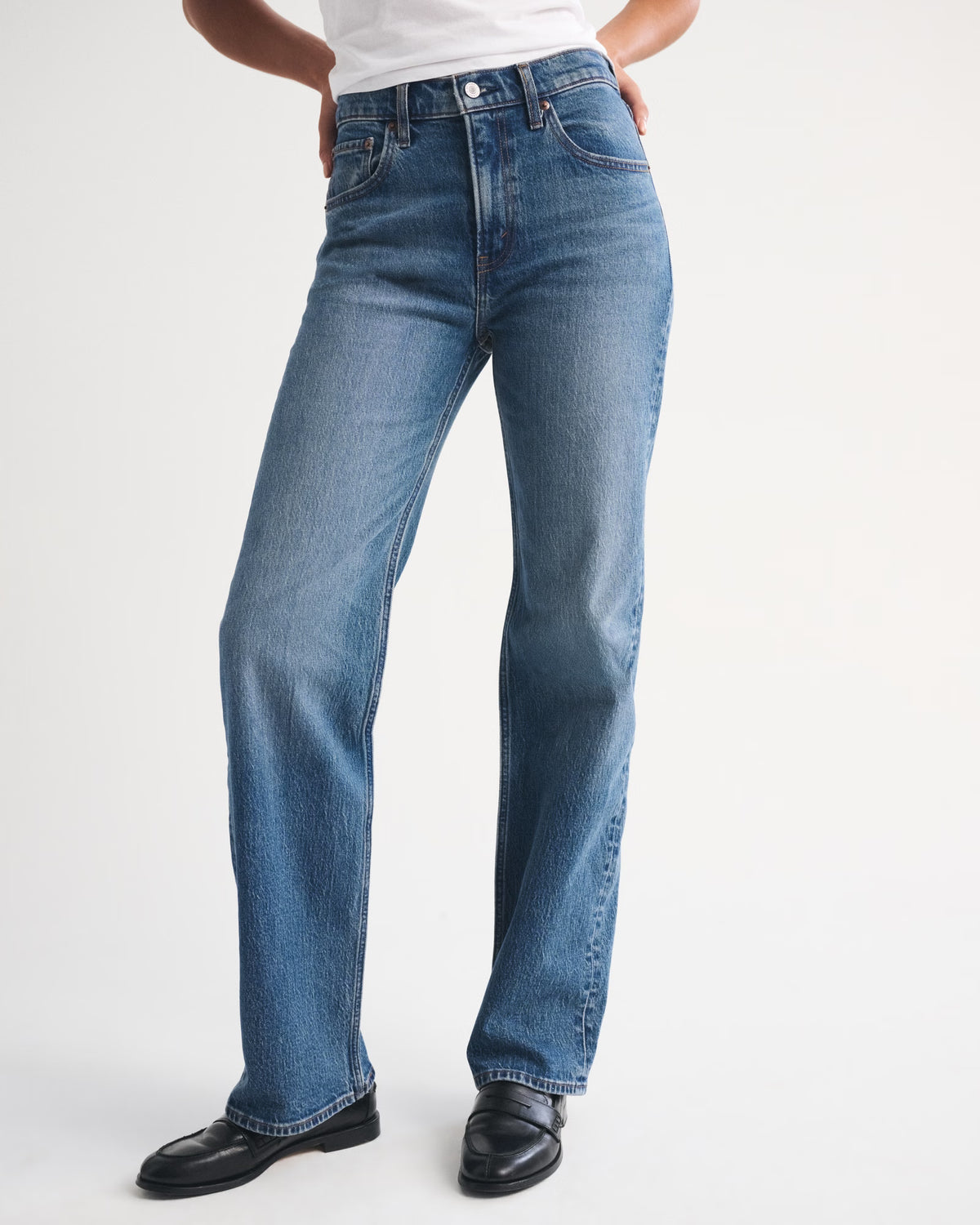 Abercrombie 90's Relaxed Jean High Rise size 32/14 regular
