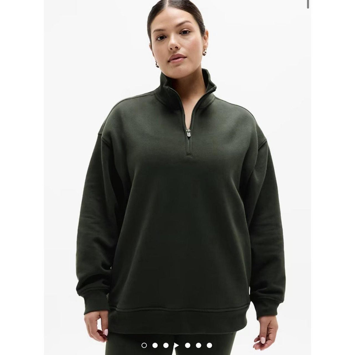 Athleta Forever Fleece Quarter Zip L